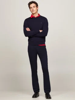 Core Bleecker 1985 Pima Cotton Chinos, Desert Sky, W33/L32