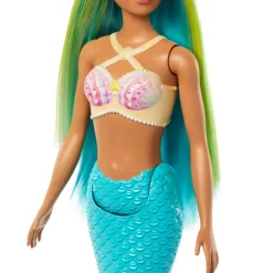 Core Mermaid Blå/Grøn Dukke