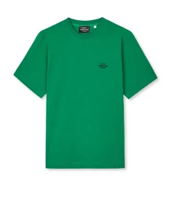 Cotton Jersey Frode Logo FAV T-shirt, Verdant Green, L