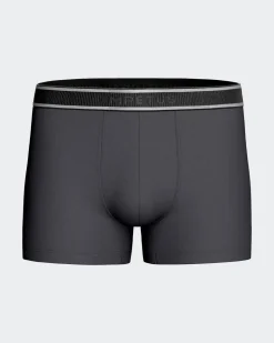 Cotton Stretch 3-pak Boxershorts, Blue/Dark Grey/Black, XL