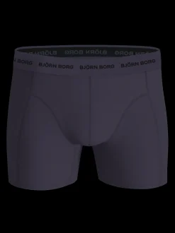 Cotton Stretch 5-pak Boxershorts, Print/Grøn, M