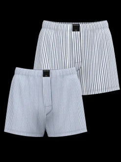 Cotton Stretch Woven 2-pak Boxershorts, Multipack, S