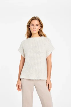 Coya Striktrøje, Off White, XL