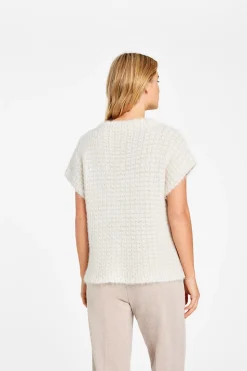 Coya Striktrøje, Off White, XL