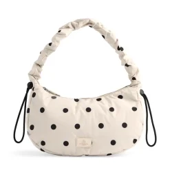 Crave Håndtaske, Polka Dot Creme