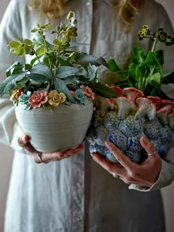 Creative Collection Maidan Urtepotteskjuler, Rosa/Blå