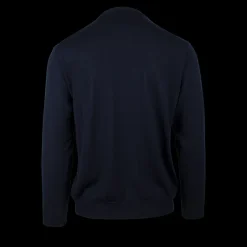 Crew Plain Striktrøje, Navy, 3XL