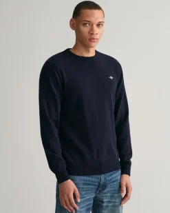 Crewneck Sweater, Marine, S