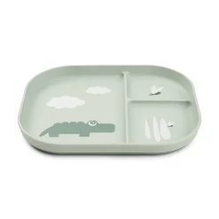 Croco Foodie Inddelt Tallerken, Grøn