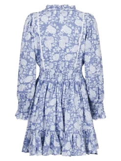 Daffodil Belle Flower Kjole, Light Blue, 42