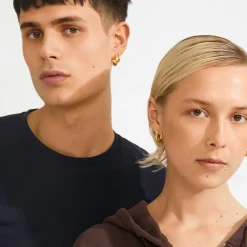 Darby 2-pak Øreringe, Gold Plated