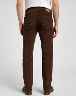 Daren Regular Corduroy Bukser, Arabica, W36/L32