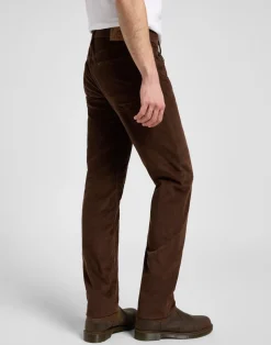 Daren Regular Corduroy Bukser, Arabica, W36/L32