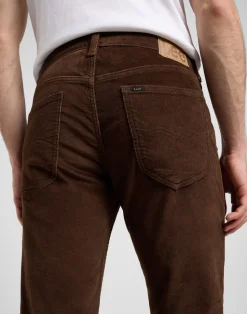 Daren Regular Corduroy Bukser, Arabica, W36/L32