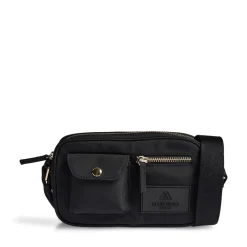 Darla Small Crossbody, Black/Gold
