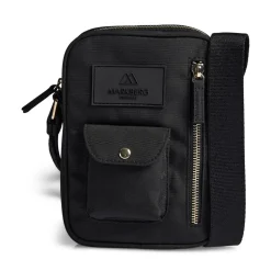 Darla Tall Crossbody, Black/Gold