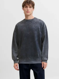 Dawson Overdye Crew Neck Sweatshirt, Black, XXL