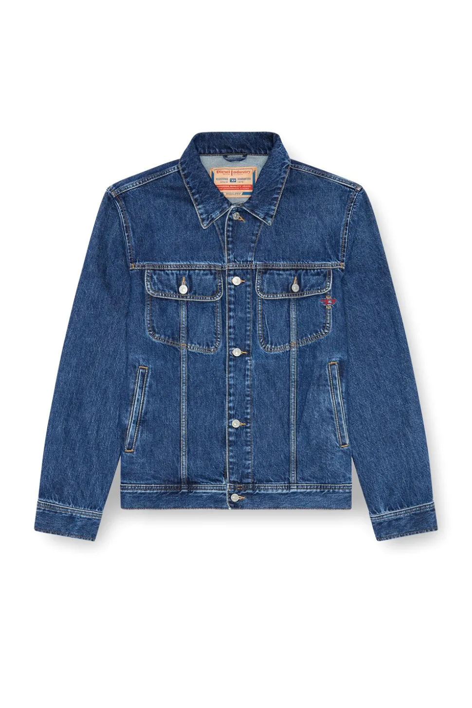 D-Barcy Denimjakke, Medium Blue, L