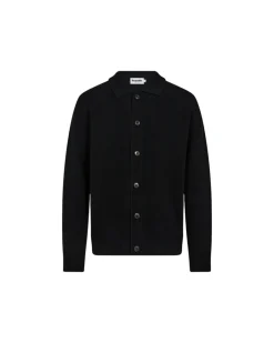 Dean Knit Cardigan, Black, XL