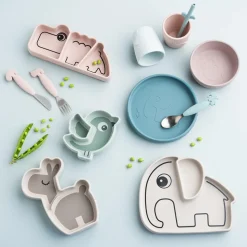 Deer Friends Stick&Stay Spisesæt, Powder