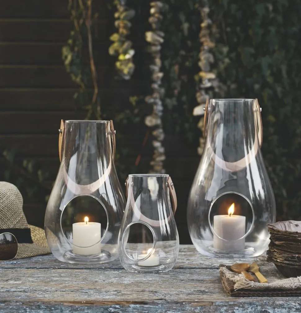 Design With Light Lanterne, Klar, 15,5x25x15,5 cm