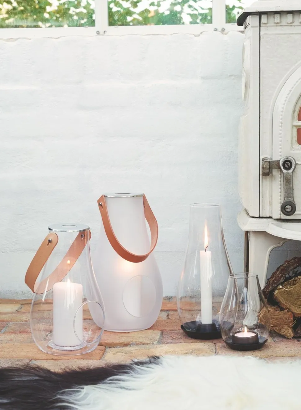 Design With Light Lanterne, Klar, 15,5x25x15,5 cm