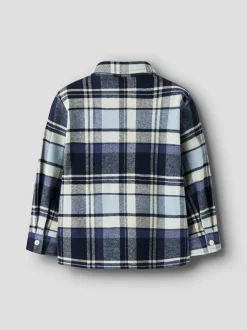 Detul Overshirt, Blue Fog, 116 cm