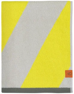 Diagonal Håndklæde, Yellow, 50x90 cm