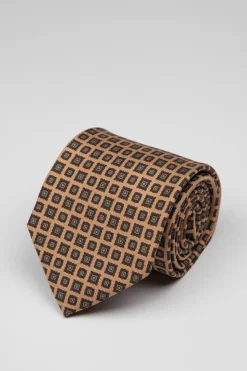 Diamond Silk Slips, Beige Brown Blue