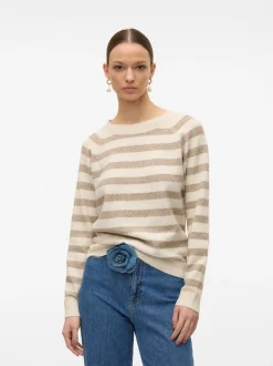 Doffy LS Striktrøje, Birch Sepia Tint, M