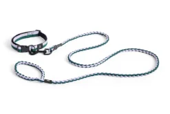 Dog Flat Hundehalsbånd, Lavender/Green