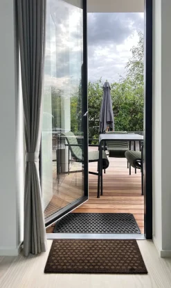 Dot Gulvmåtte, Cognac/Mørkebrun, 40x60 cm