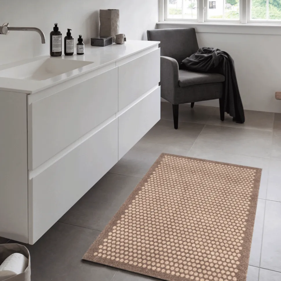 Dot Gulvmåtte, Sand, 90x130 cm