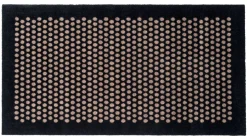 Dot Gulvmåtte, Sort/Sand, 67x120 cm