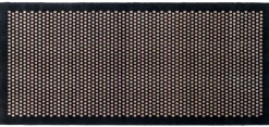 Dot Gulvmåtte, Sort/Sand, 90x200 cm