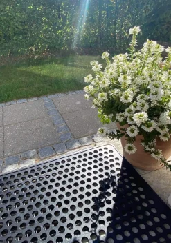 Dot Gummi Dørmåtte, Black, 60x90 cm