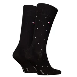 Dot 2-pak Strømper, Black, 43-46