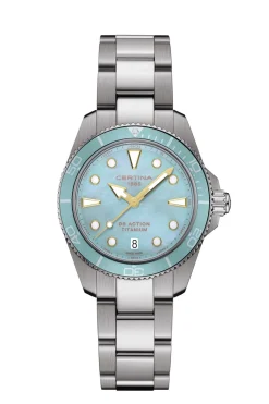 DS Action C048.210.44.131.00 Dameur, Light Blue, 34,5 mm