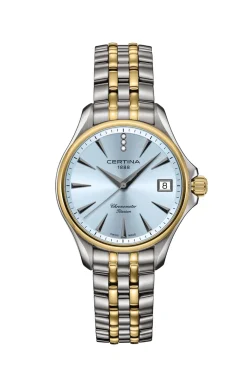 DS Action Lady Diamonds C032.051.44.046.00 Dameur, Iceblue, 34 mm