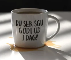 Du Ser Sku Godt Ud I Dag Krus, Hvid, 30 cl