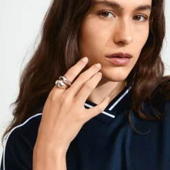 Dune 2-pak Ringe, Silver Plated