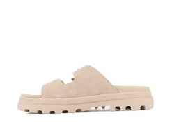 Dunlite Riviera Suede Sandaler, Warm Sand, 40