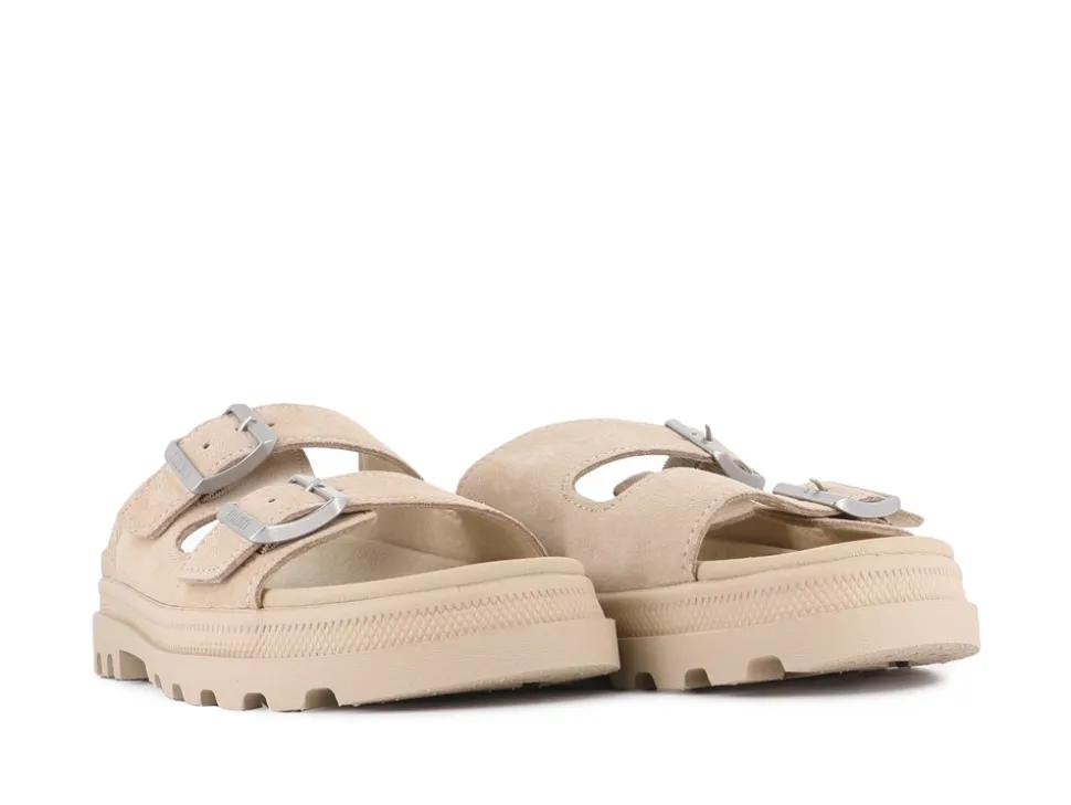 Dunlite Riviera Suede Sandaler, Warm Sand, 40