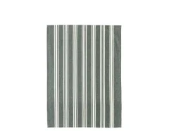 Eco Stripe Viskestykke, Forest Green, 50x70 cm