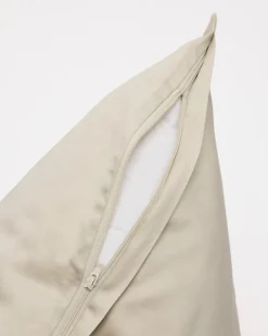 Egyptisk Bomuldspudebetræk, Sand, 60x63 cm