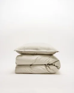 Egyptisk Bomuldssengetøj, Sand, 140x200 cm