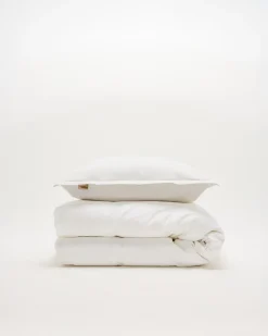 Egyptisk Bomuldssengetøj, White, 140x200 cm