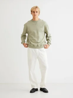 Eik Linen Bukser, Off White, XL