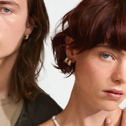 Elara Øreringe, Gold Plated