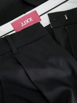 Ellis Wide Højtaljede Bukser, Black, S/L32